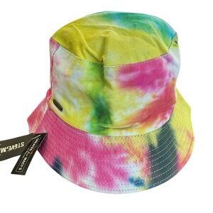 Steve Madden Multicolor Tie-Dye Bucket Hat. OSFM